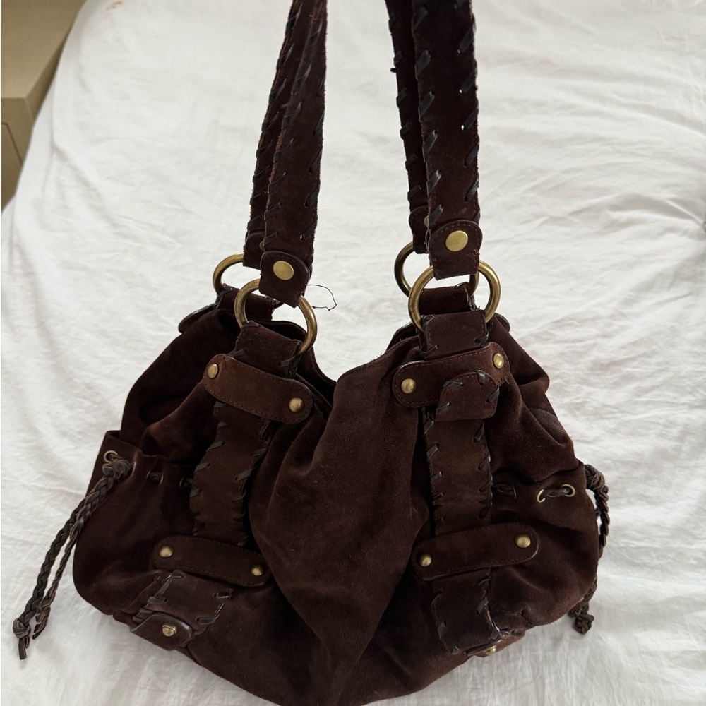 KOOBA Elegant Brown Suede Women's Bag